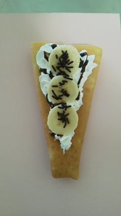チョコバナナクレープ