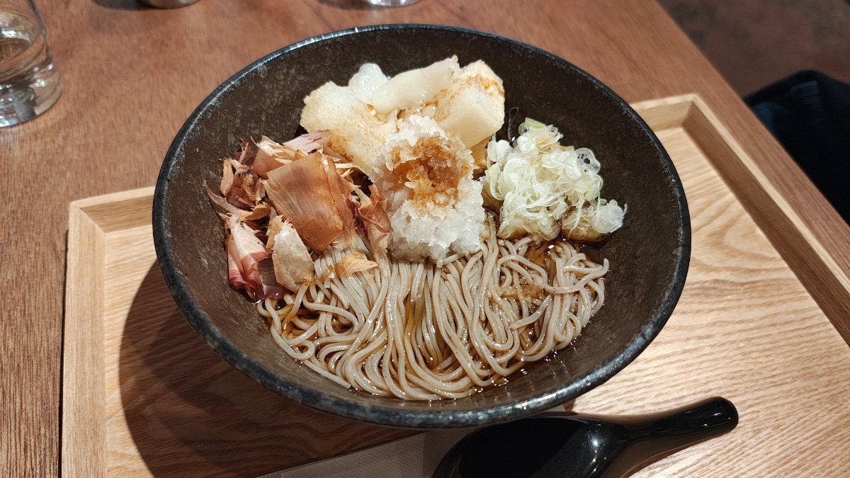 揚げ餅と鬼おろしそば（温/冷）