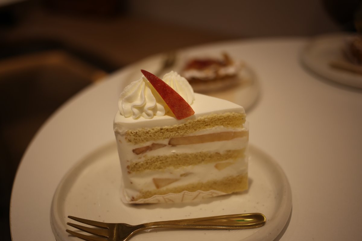 桃のショートケーキ