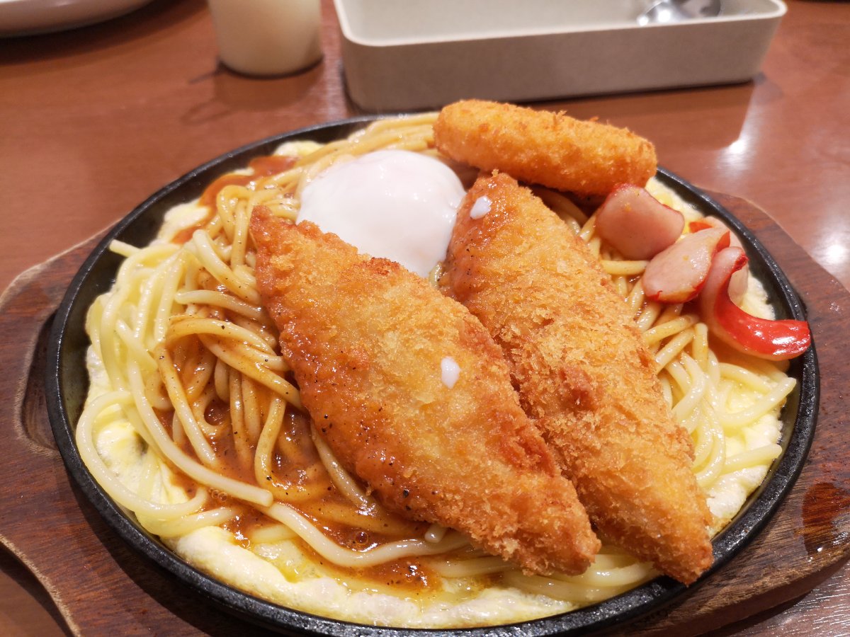 あんかけスパゲッティ（鉄板盛り）