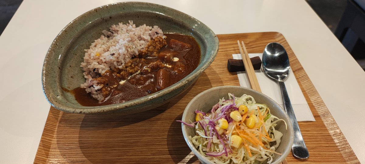 もやいやカレー(サラダ付き)